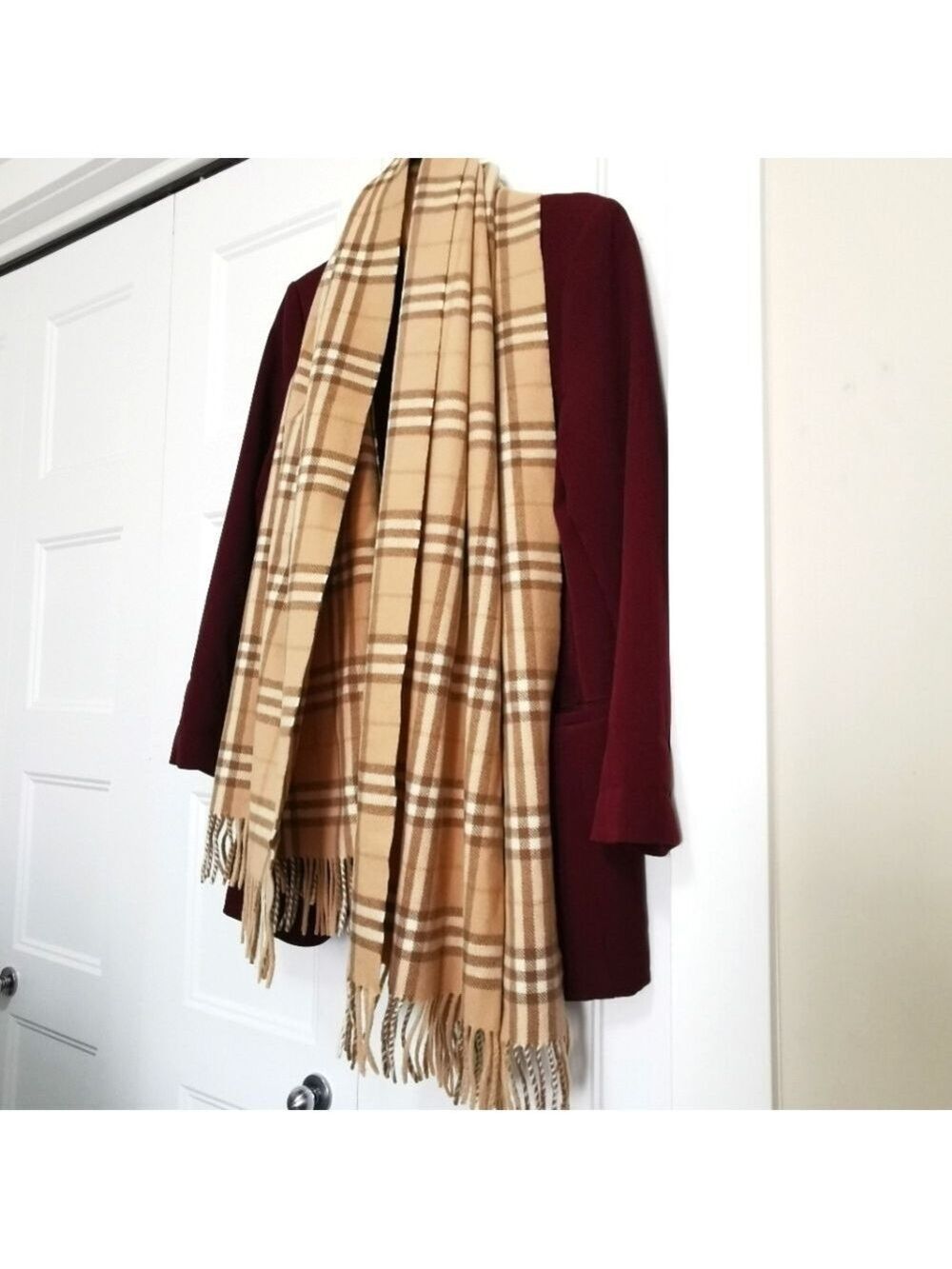 Authentic Burberry London Long Plaid Scarf